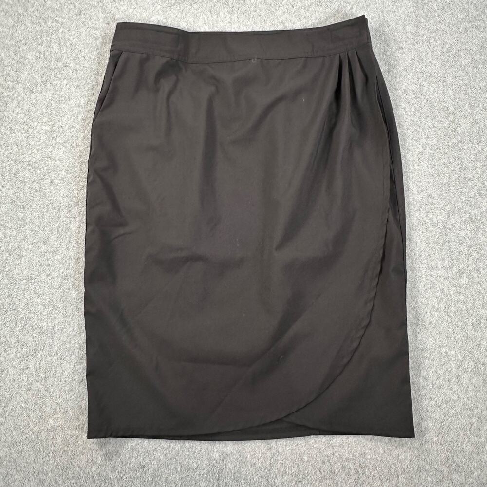 Ripskirt Black Wrap Midi Skirt Women's Large Adjustable Beach Vacation Modest